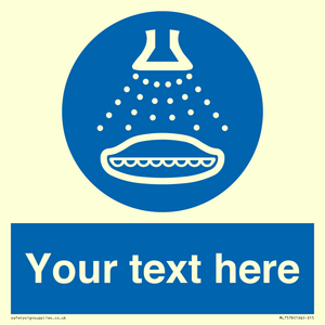 Custom start water spray in launch sequence